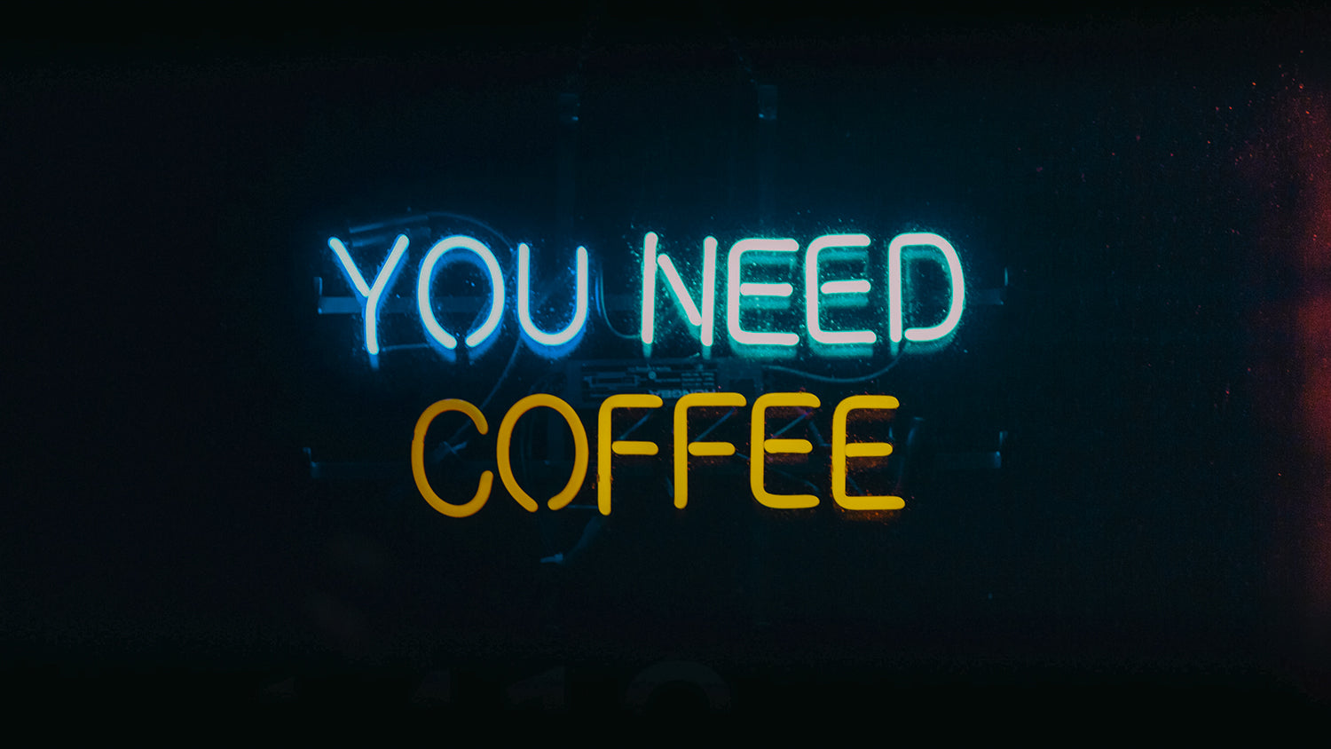 A neon sign.
