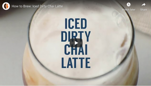 How to Brew: Iced Dirty Chai Latte