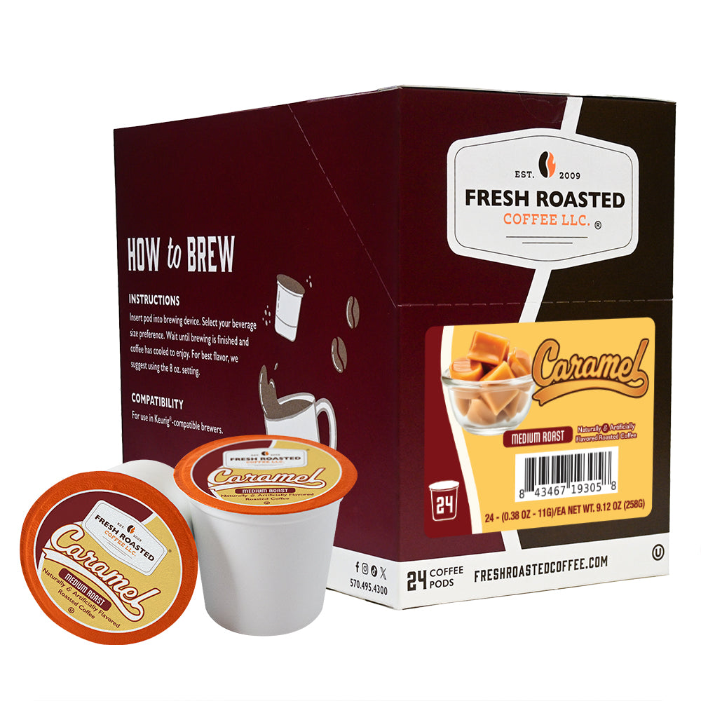 Caramel - Flavored Classic Pods – Fresh Roasted Coffee
