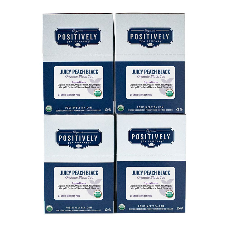 Organic Juicy Peach Black - Classic Tea Pods