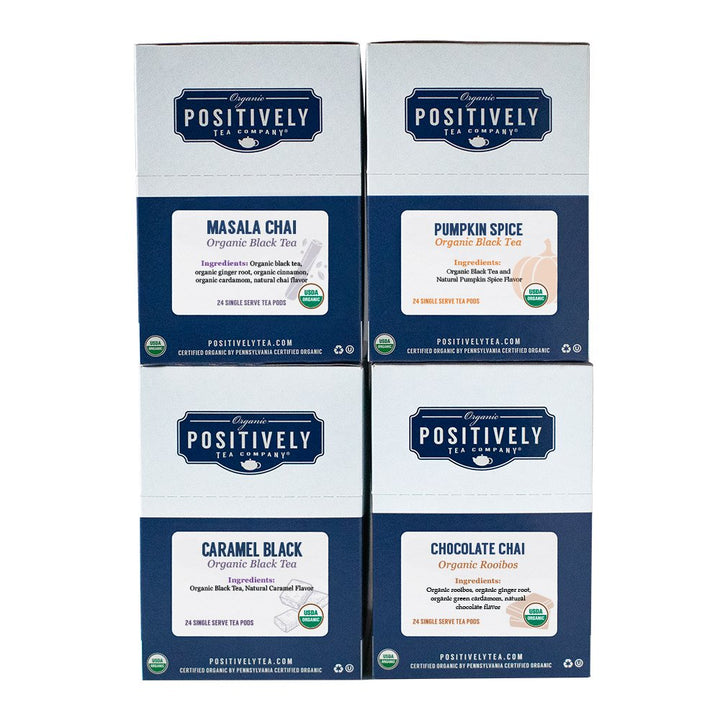 Organic Positively Tea Sweet & Spicy Favorites - Classic Tea Pods