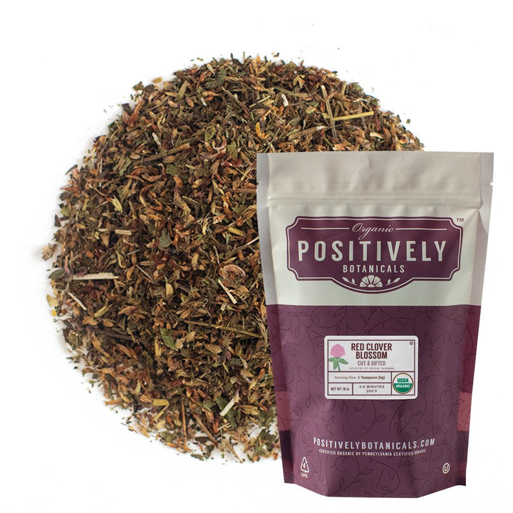 Organic Red Clover Blossoms - Loose Leaf Botanical