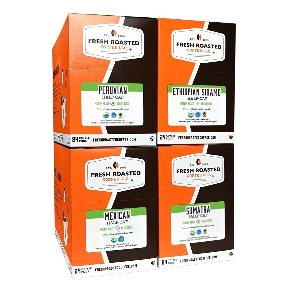 Organic Half Caf Variety Pack - Classic Coffee Pods