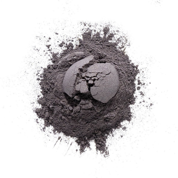 Positively Botanicals Organic Butterfly Pea Flower herbal supplement powder, finely ground with rich purple hue.