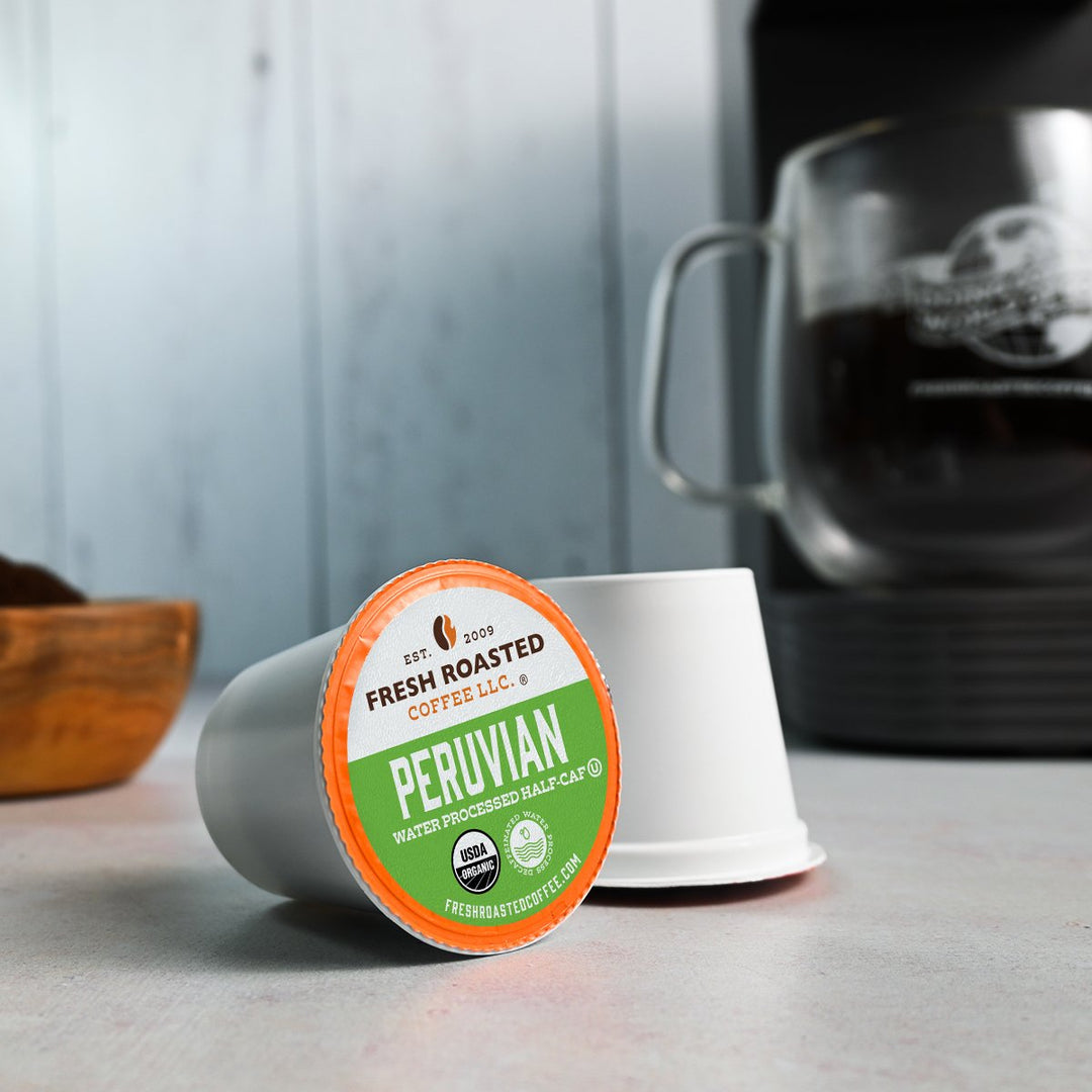 Organic Peru Water-Processed Half Caf - Classic Coffee Pods
