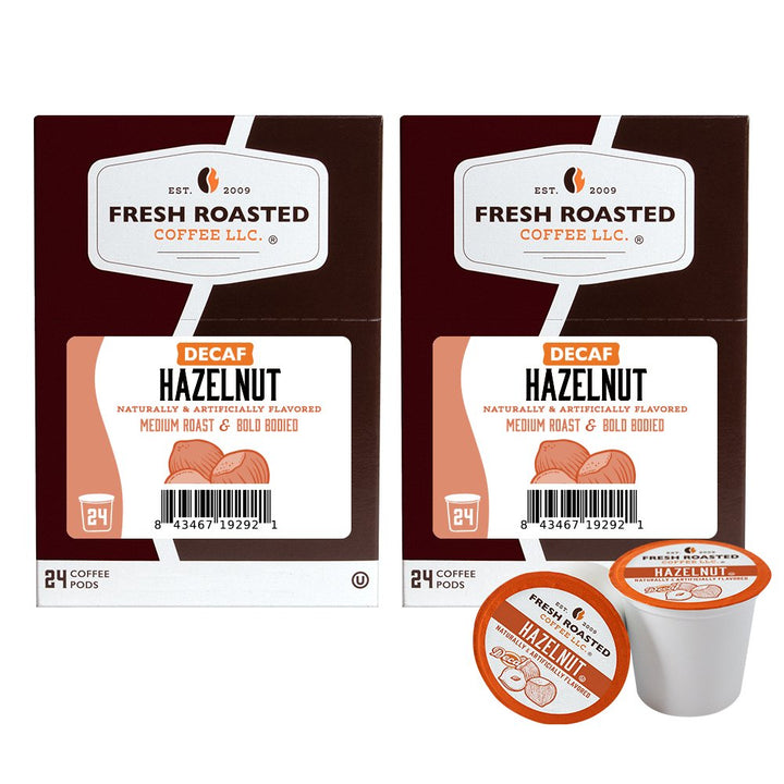 Decaf Hazelnut - Flavored Coffee Pods
