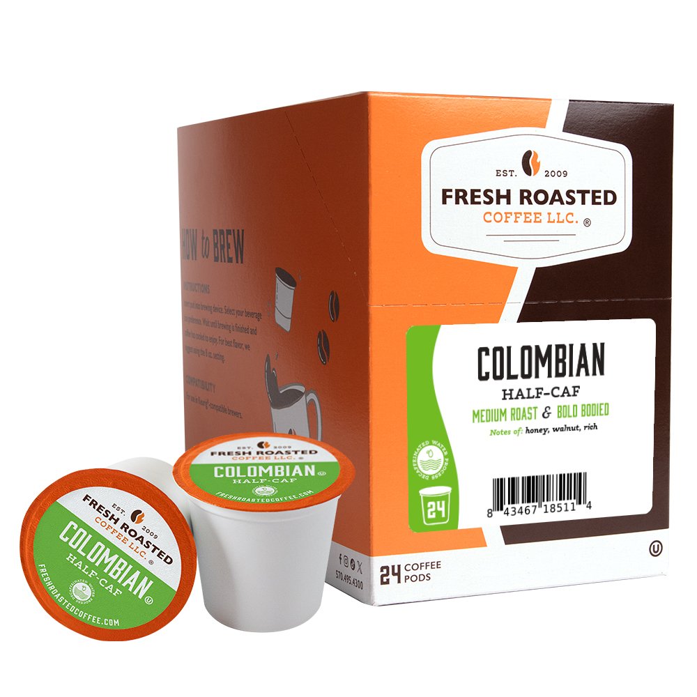 Colombian Water-Processed Half Caf - Classic Coffee Pods