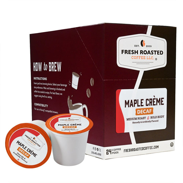 Decaf Maple Crème - Flavored Coffee Pods