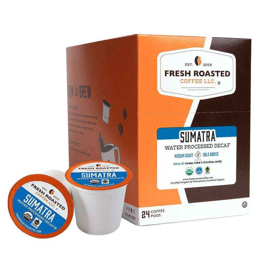 Organic Sumatra Water-Processed Decaf - Classic Coffee Pods