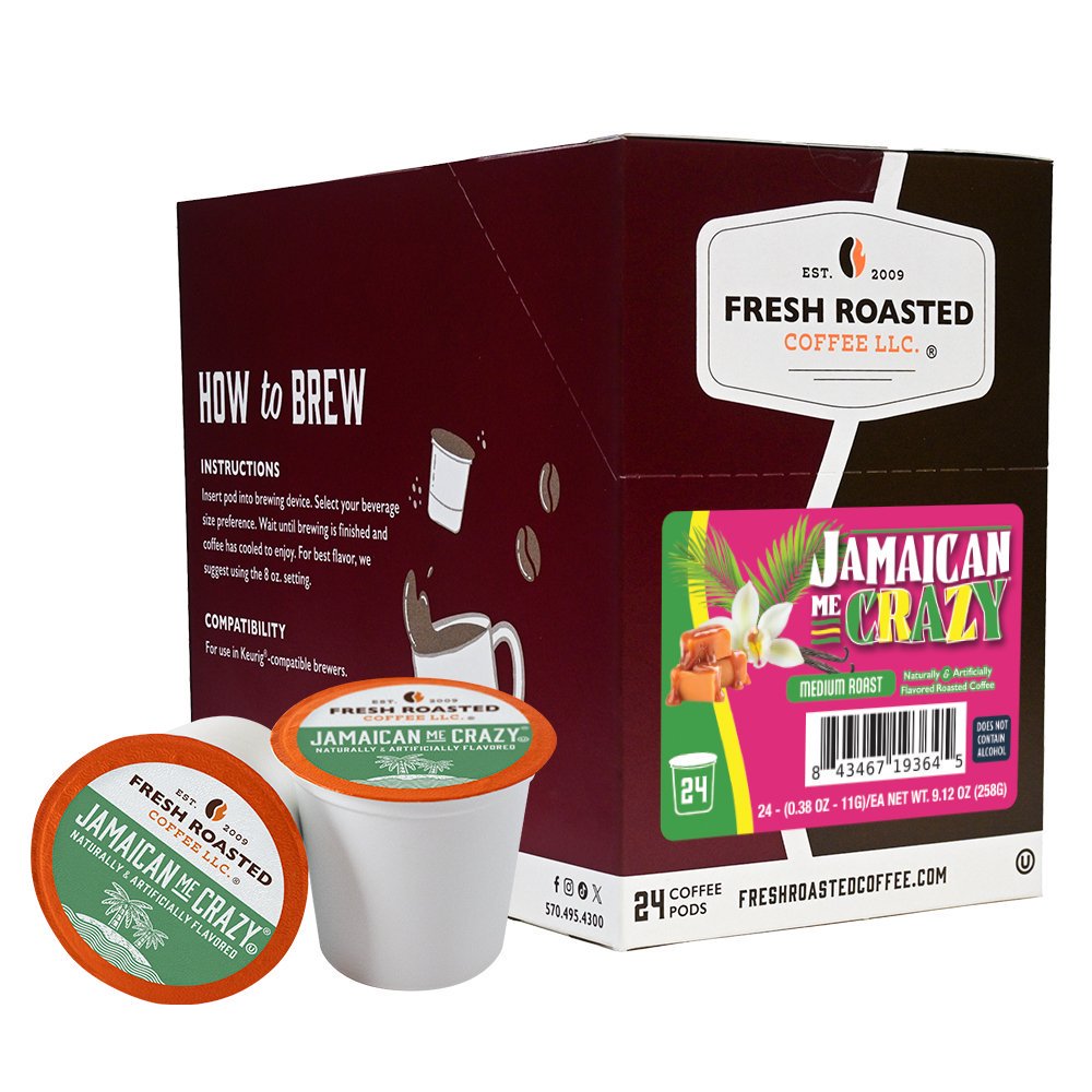 KRAM fam☆ Jamaican Me Crazy® - Flavored Classic Pods – Fresh Roasted Coffee