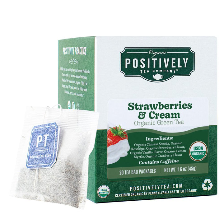 Organic Strawberries and Cream - Tea Bags