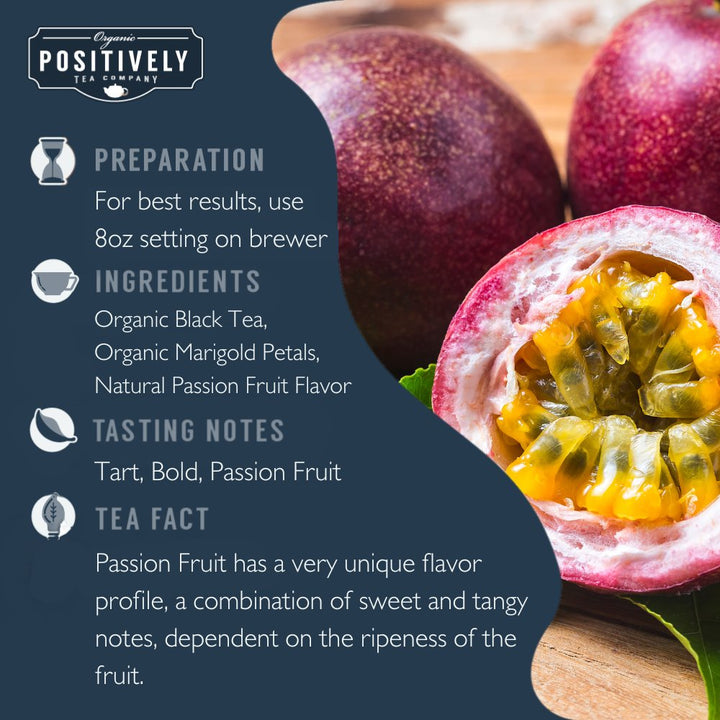 Passion Fruit Black - Tea Pods