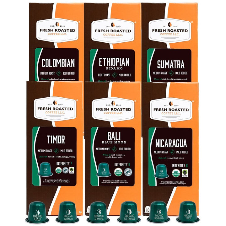 Organic Single Origin Favorites  - Espresso Variety Pack