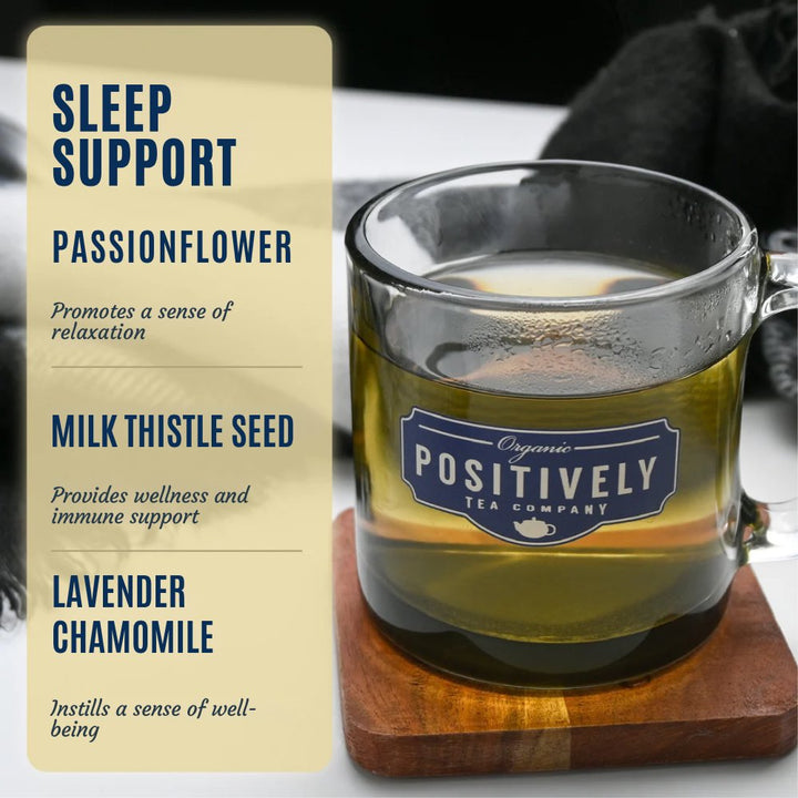 Sleep Support Tea Bag Bundle - Tea, Botanicals and Mug