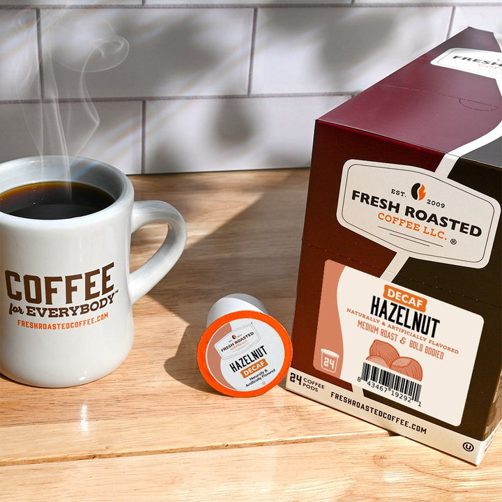 Decaf Hazelnut - Flavored Coffee Pods