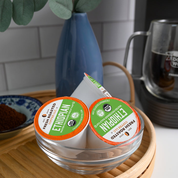 Organic Ethiopian Sidamo Swiss Water Half Caf - Classic Coffee Pods