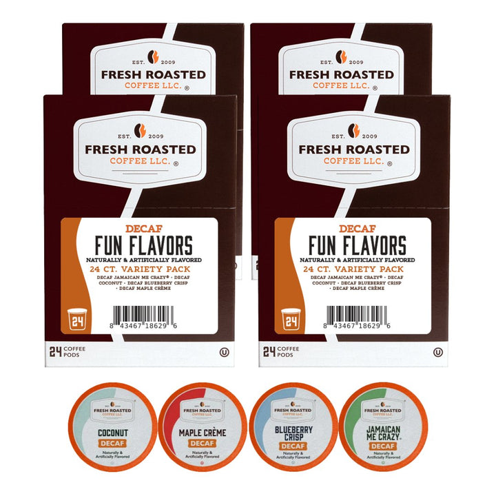 Decaf Fun Flavors Variety Pack - Flavored Coffee Pods