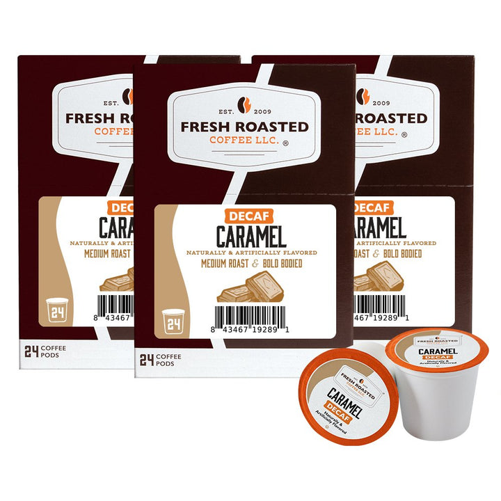 Decaf Caramel - Flavored Coffee Pods