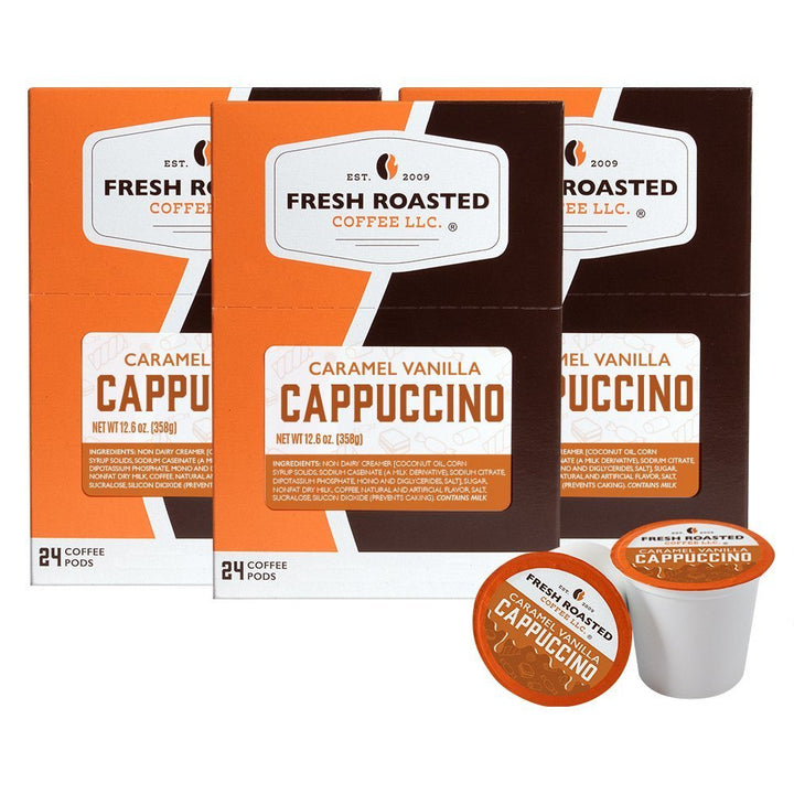 Caramel Vanilla Cappuccino - Powdered Drink Pods