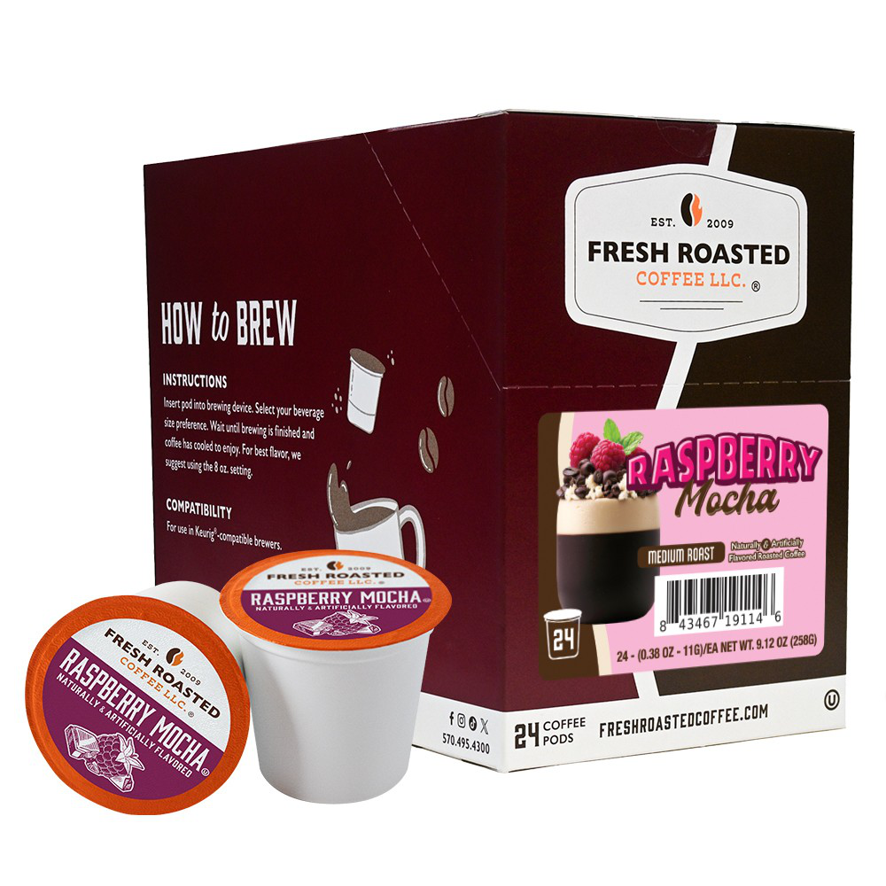 Raspberry Mocha - Flavored Classic Pods – Fresh Roasted Coffee