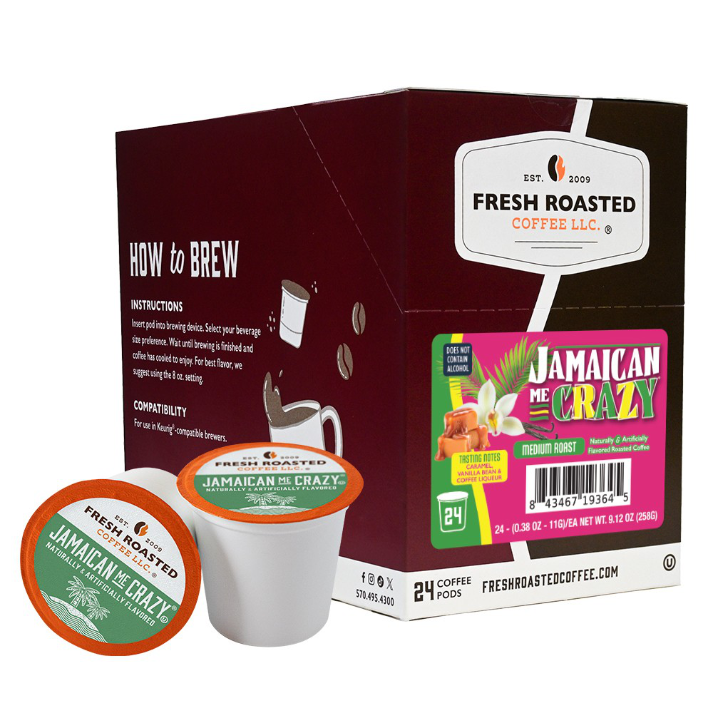 Jamaican Me Crazy® - Flavored Classic Pods – Fresh Roasted Coffee