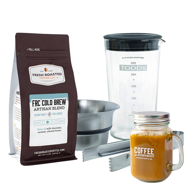 Toddy® Artisan Small Batch Cold Brewer + 12 oz FRC Cold Brew Blend + M –  Fresh Roasted Coffee