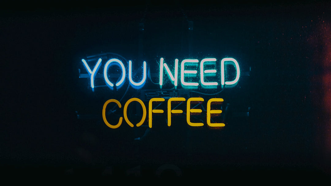A neon sign.