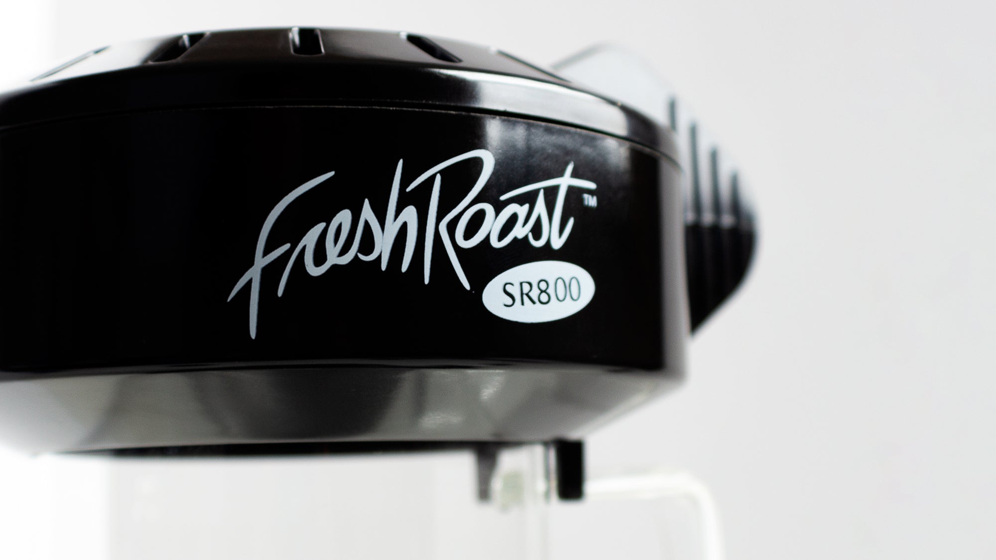 The chaff cap of a Fresh Roast SR800 home coffee roaster.
