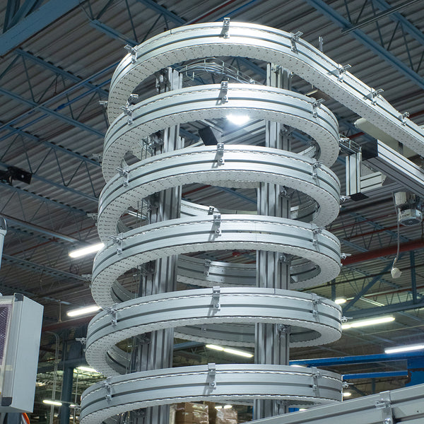 6 lane pod machine spiral 