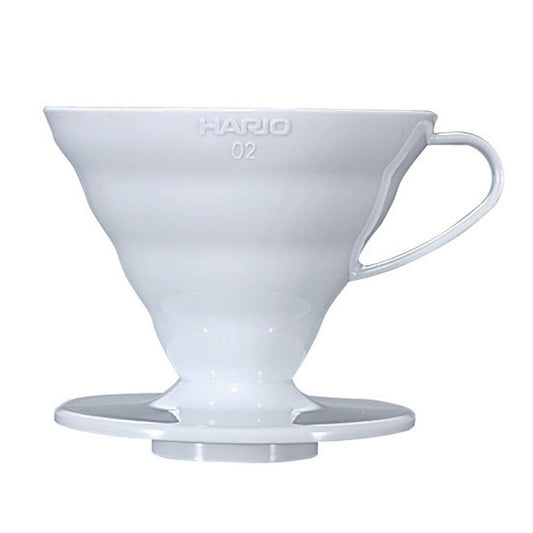 Hario® V60 Ceramic Coffee Dripper - Size 02, White