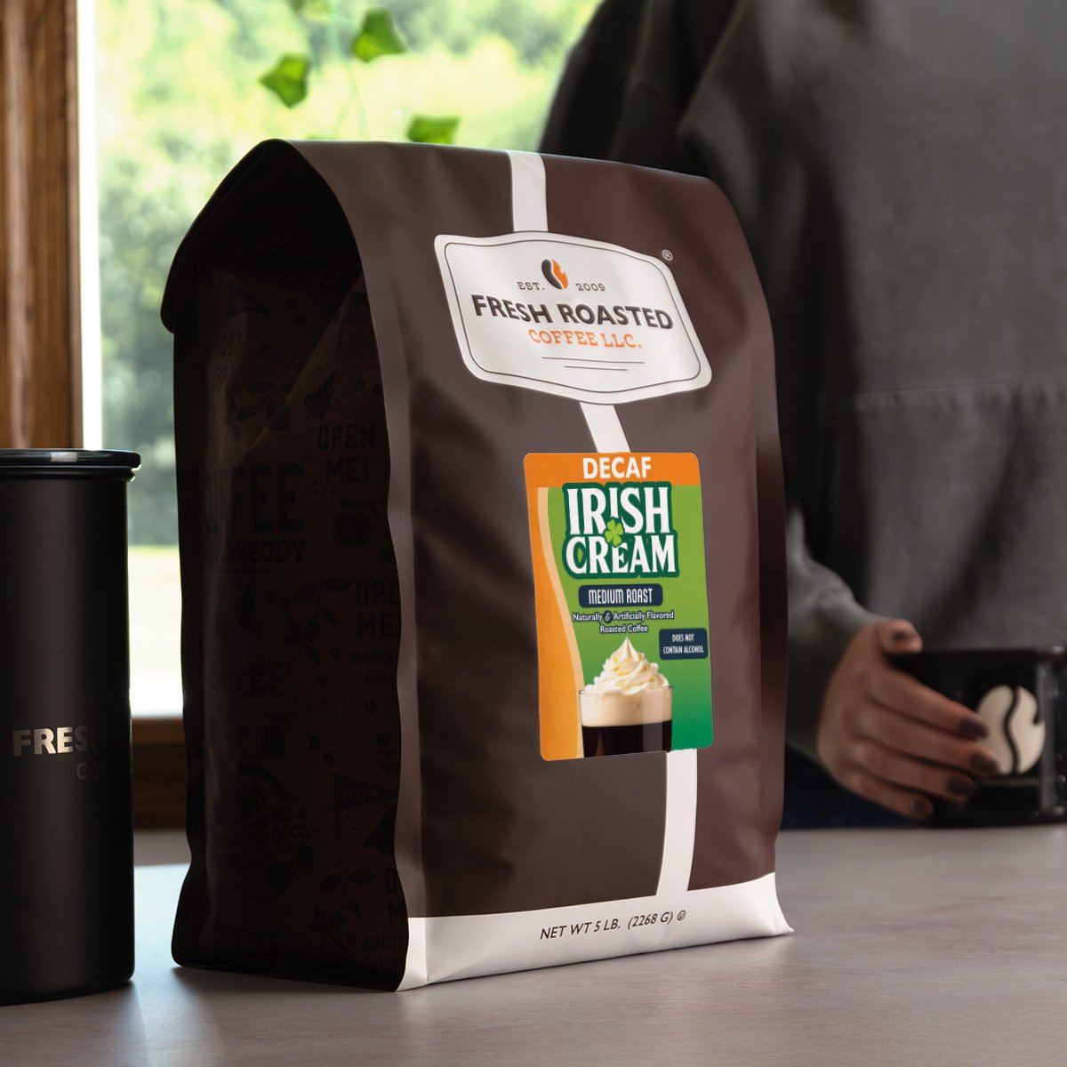 Decaf Irish Cream - Flavored Roasted Coffee