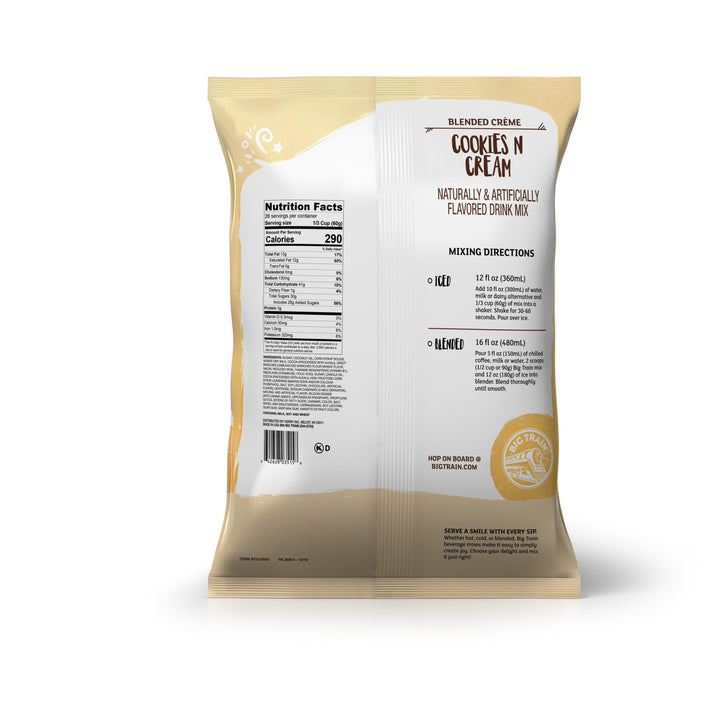 Big Train Powdered Beverage Mix - Cookies N Cream