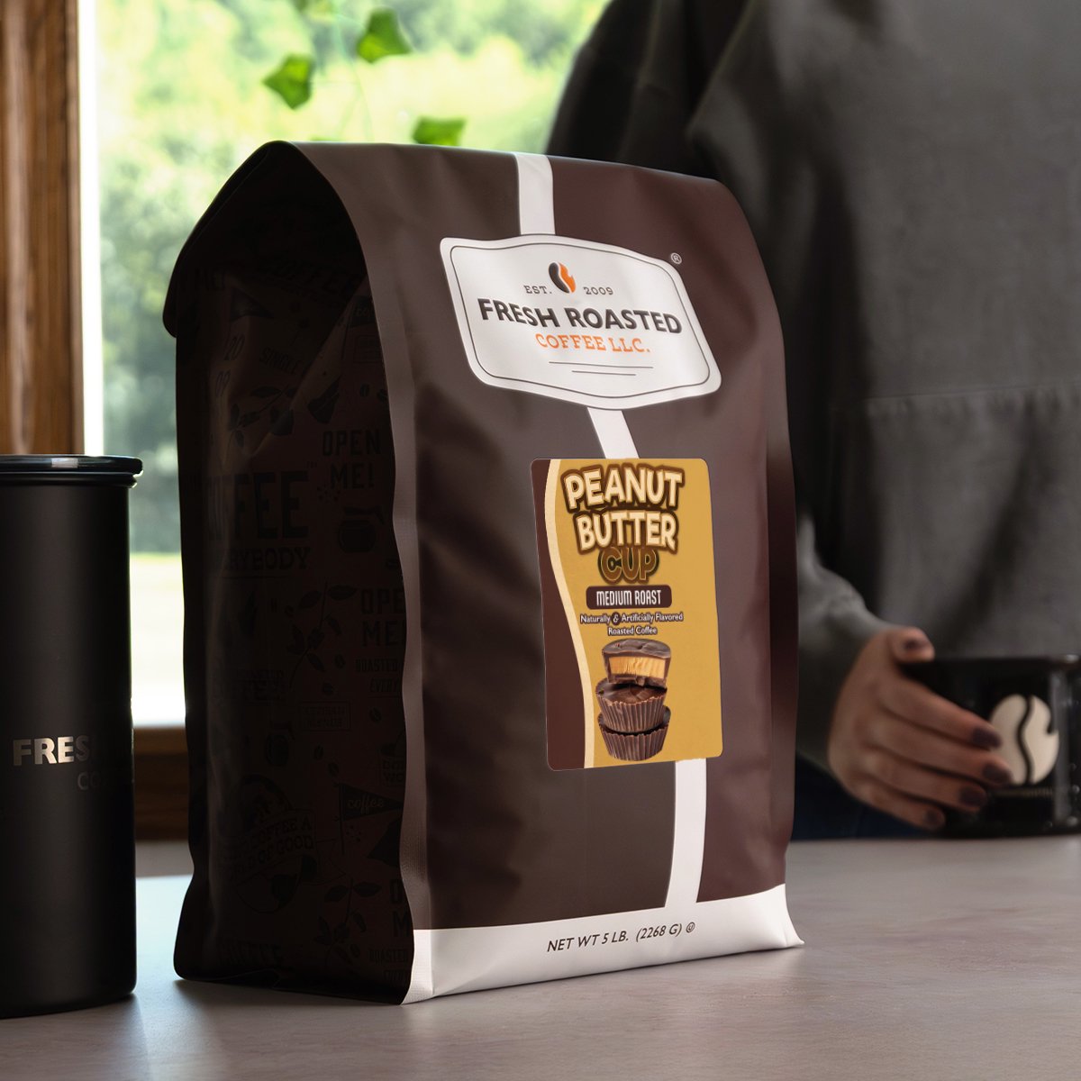 Peanut Butter Cup - Flavored Roasted Coffee