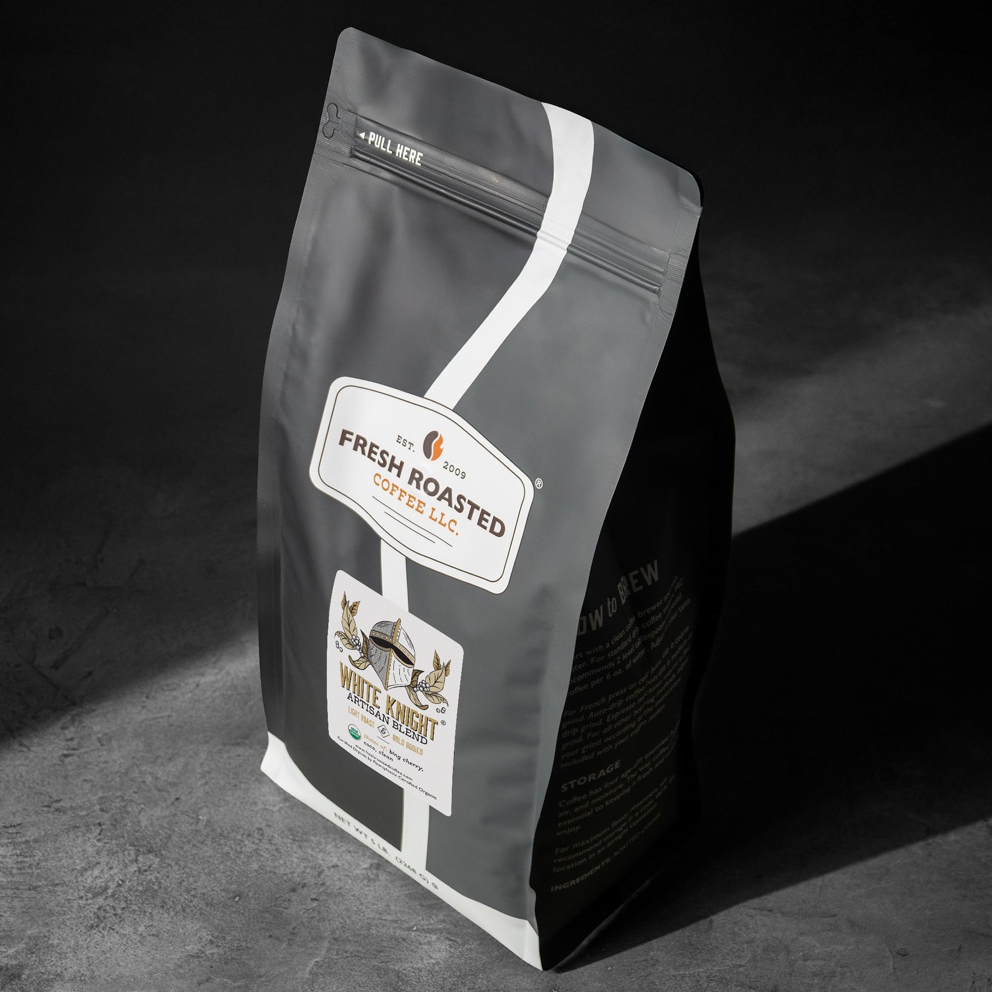 Organic White Knight - Roasted Coffee