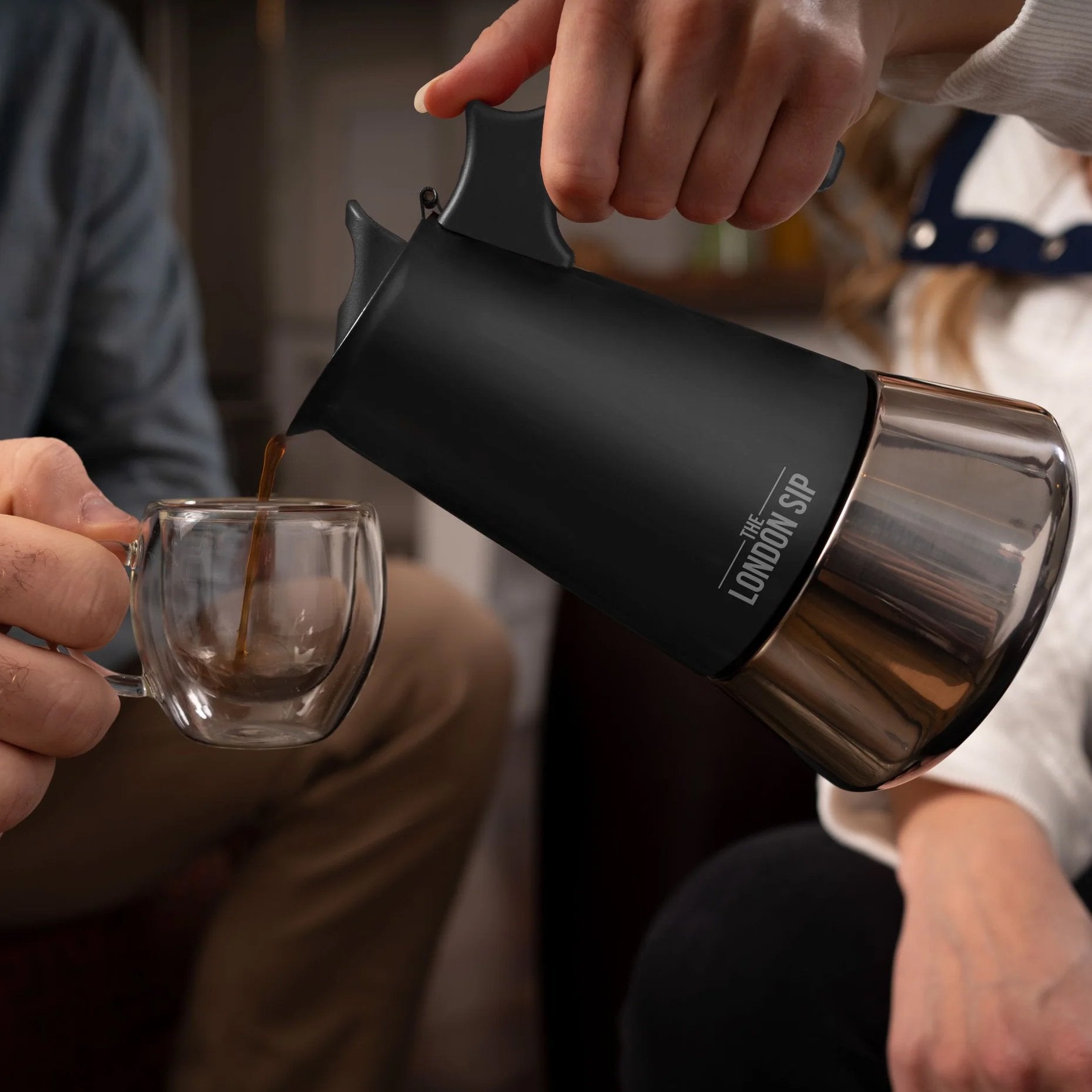 London Sip® Stovetop Espresso Maker – Fresh Roasted Coffee