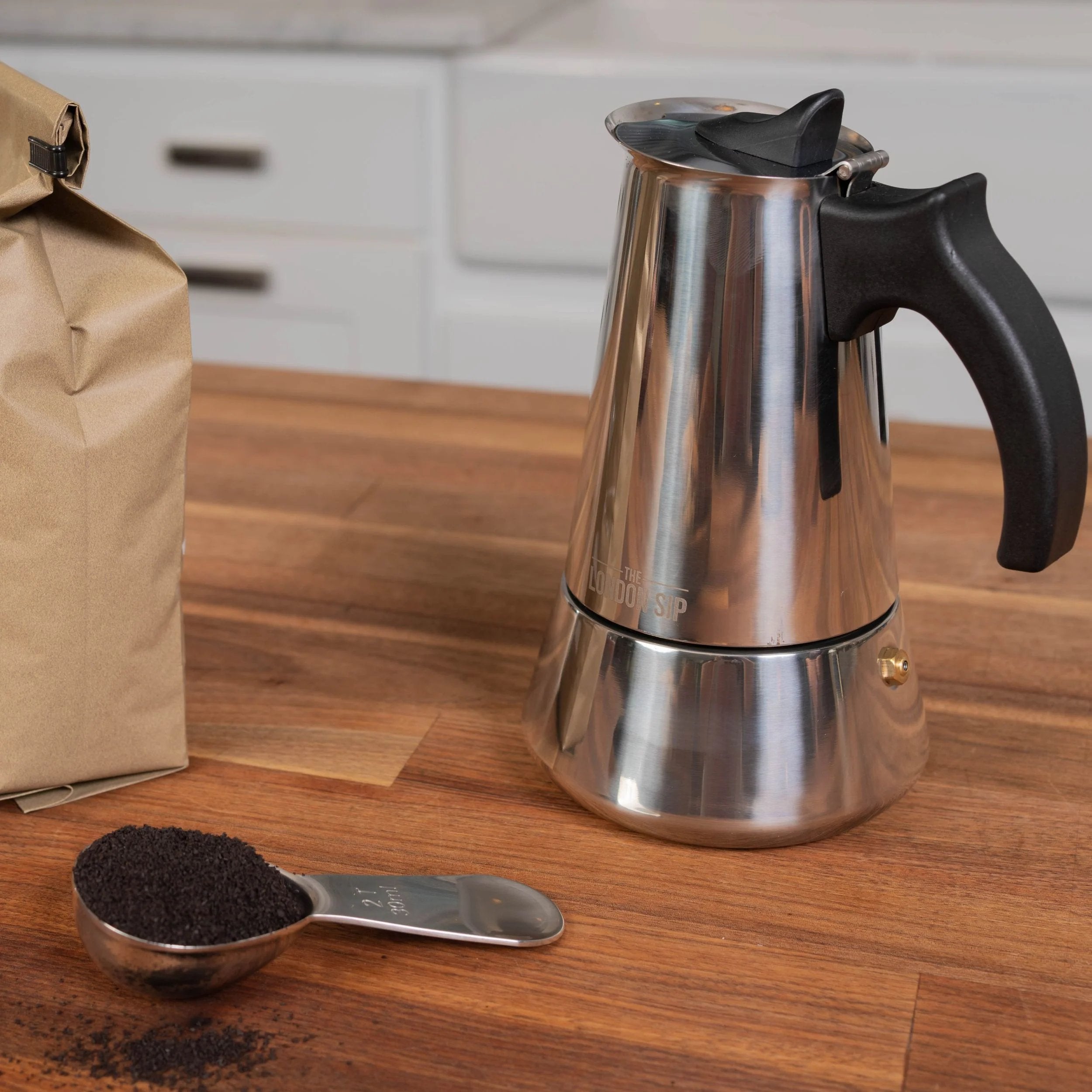 London Sip® Stovetop Espresso Maker – Fresh Roasted Coffee