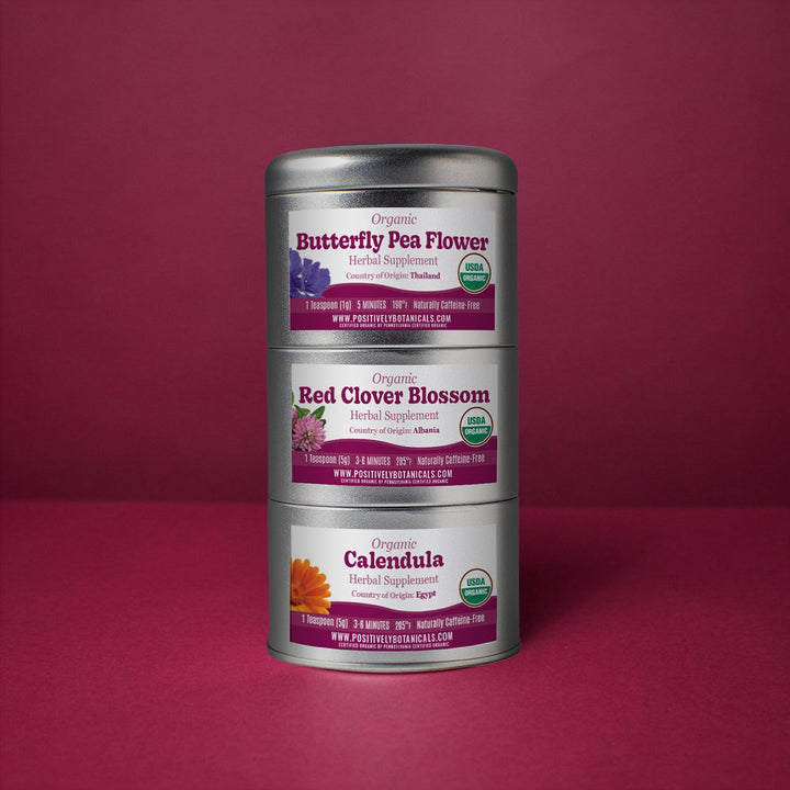 Organic Positively Botanical Tin Trio - Hey Gorgeous