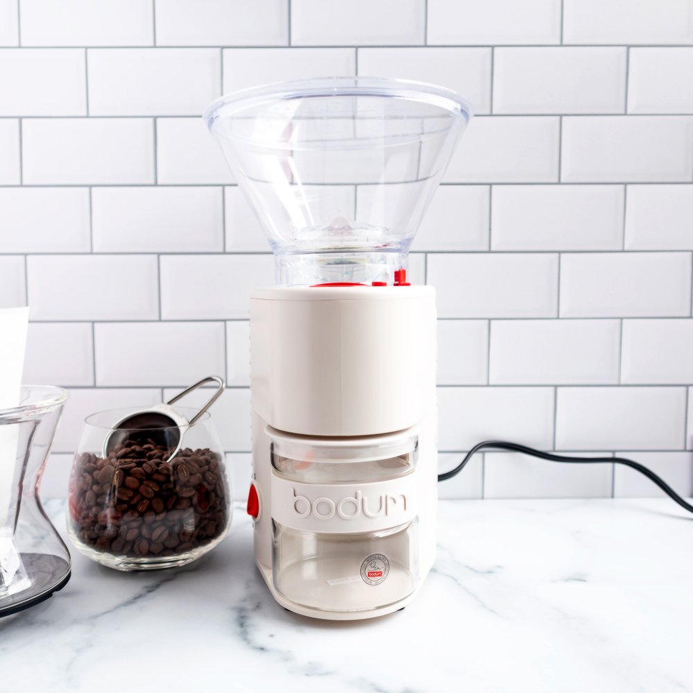 Bodum® Bistro Electric Burr Coffee Grinder - Off White – Fresh