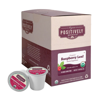 Organic Raspberry Leaf - Botanical Tea Pods