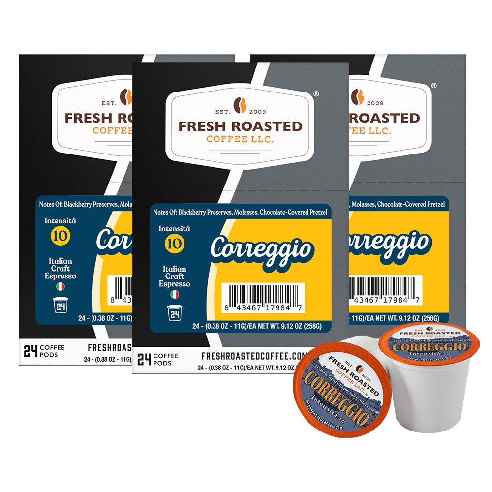 Correggio Italian Craft Coffee - Classic Coffee Pods