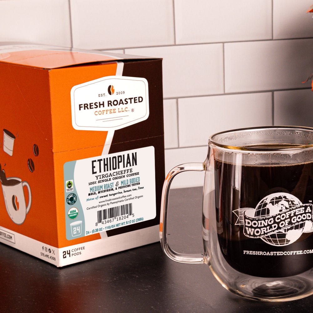 Organic Ethiopian Yirgacheffe - Classic Coffee Pods