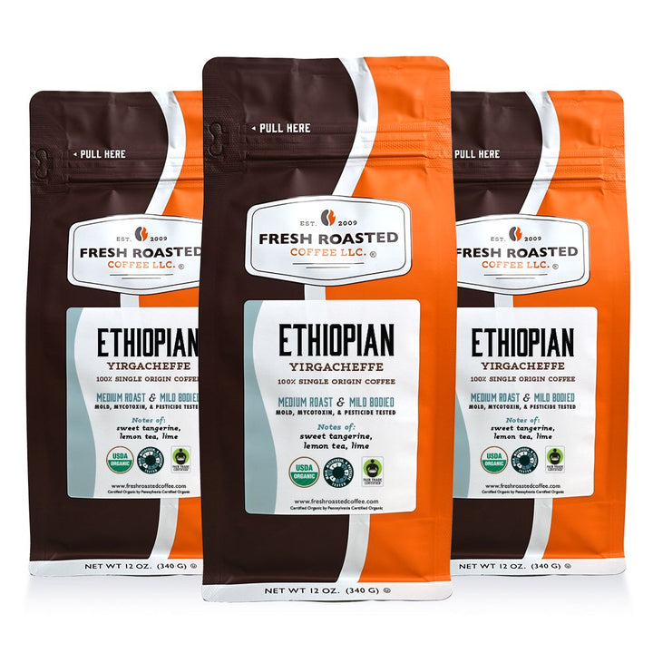 Organic Ethiopian Yirgacheffe - Roasted Coffee