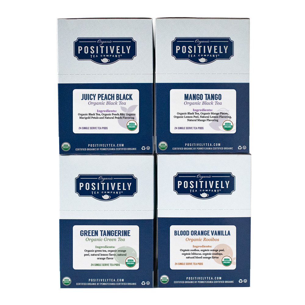 Organic Positively Tea Fruity Flavored Favorites - Classic Tea Pods