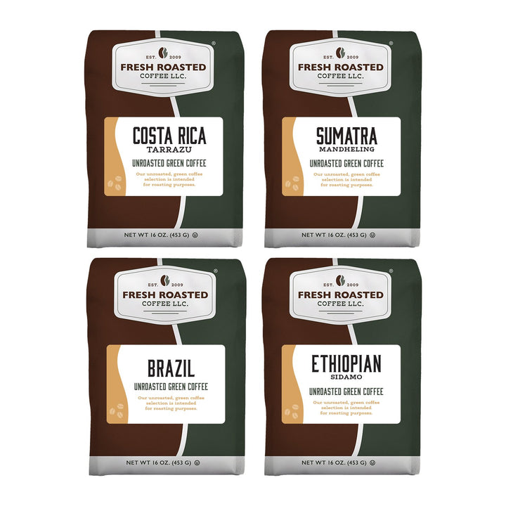 Unroasted Adventurer Sampler - Home Roaster's Starter Kit