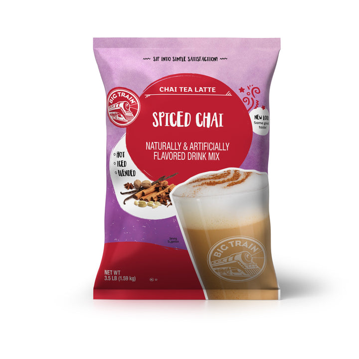 Big Train Powdered Beverage Mix - Spiced Chai Tea Latte