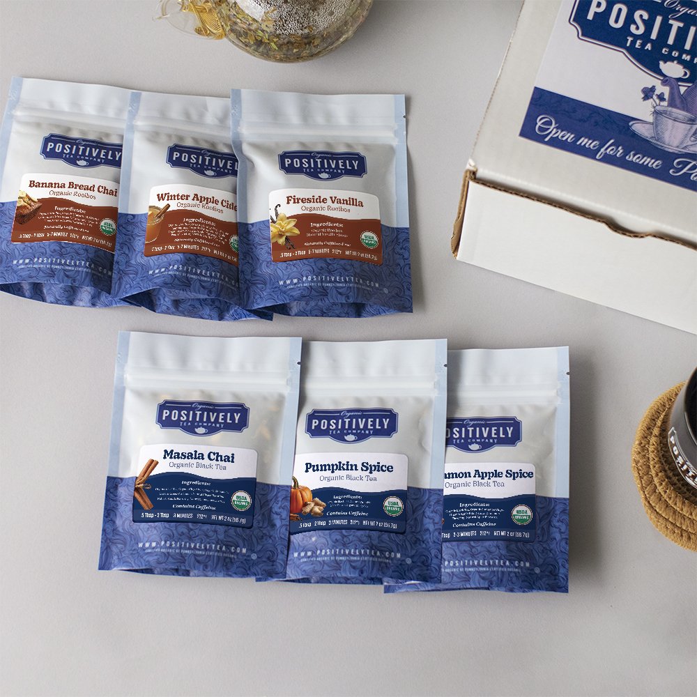 Positively Tea Sampler - Winter Warmers Mini-Flight