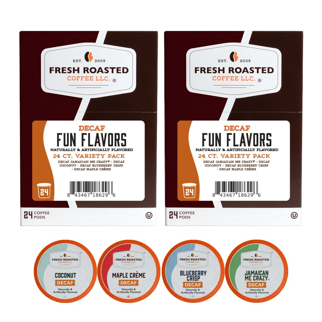 Decaf Fun Flavors Variety Pack - Flavored Coffee Pods