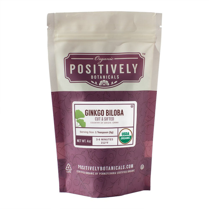 Organic Ginkgo Biloba - Loose Leaf Botanical