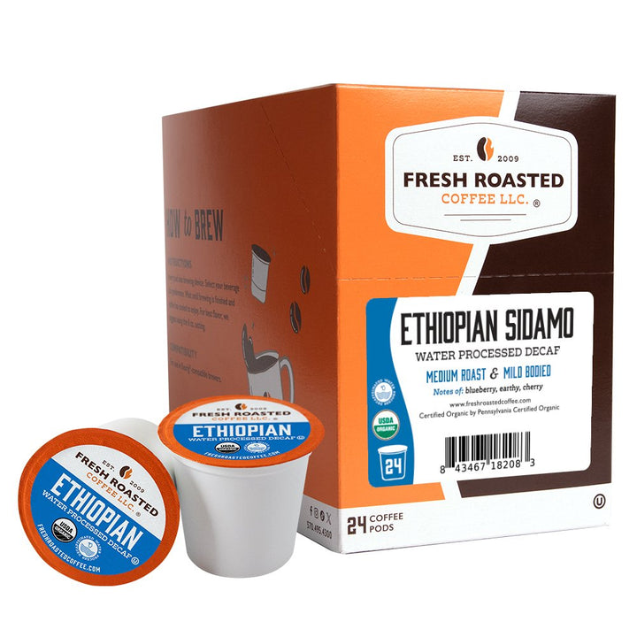 Organic Ethiopian Sidamo Swiss Water Decaf - Classic Coffee Pods
