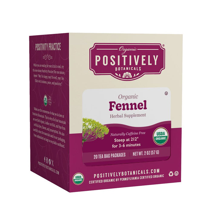 Organic Fennel Seed - Botanical Tea Bags